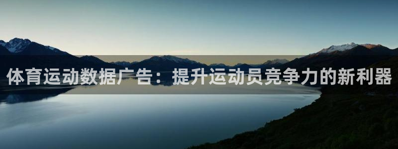 体育运动数据广告：提升运动员竞争力的新利器