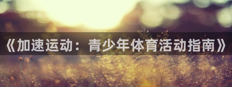 《加速运动：青少年体育活动指南》